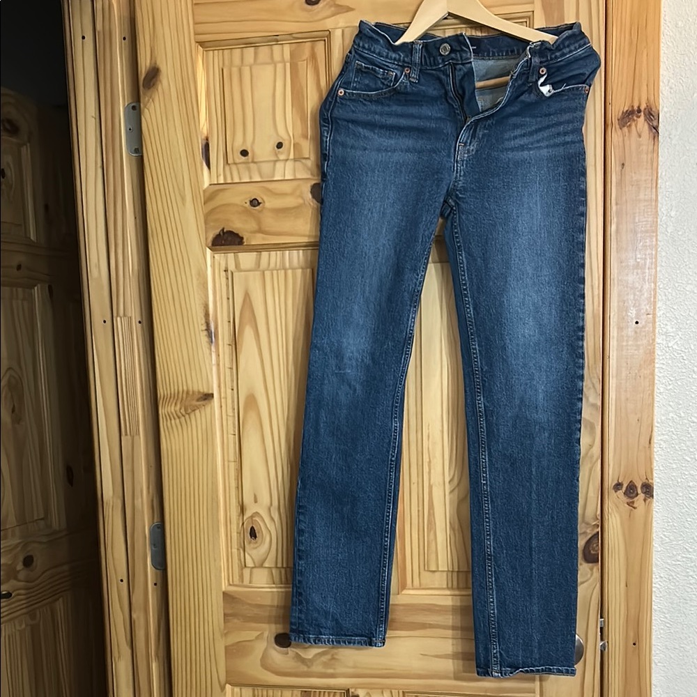 GAP Women's Blue Straight Leg Jeans